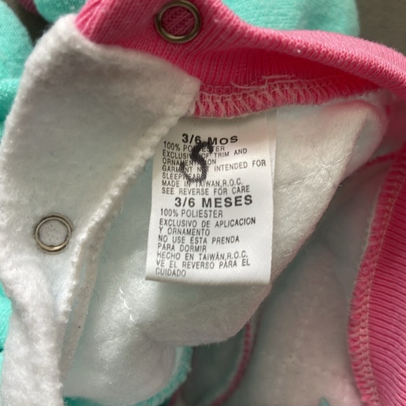 Vintage Small Steps Baby Girl Top. Size 3/6 Months. - Picture 4 of 4